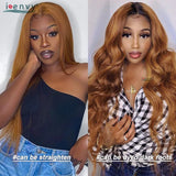 Ginger Blonde Lace Front Human Hair Wigs 13x4
