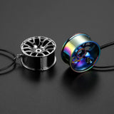 Car Ornament Pendant Metal Wheel Hub Flywheel Hanging