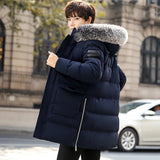 Jacket Winter Men Clothing Streetwear Down Cotton Coat