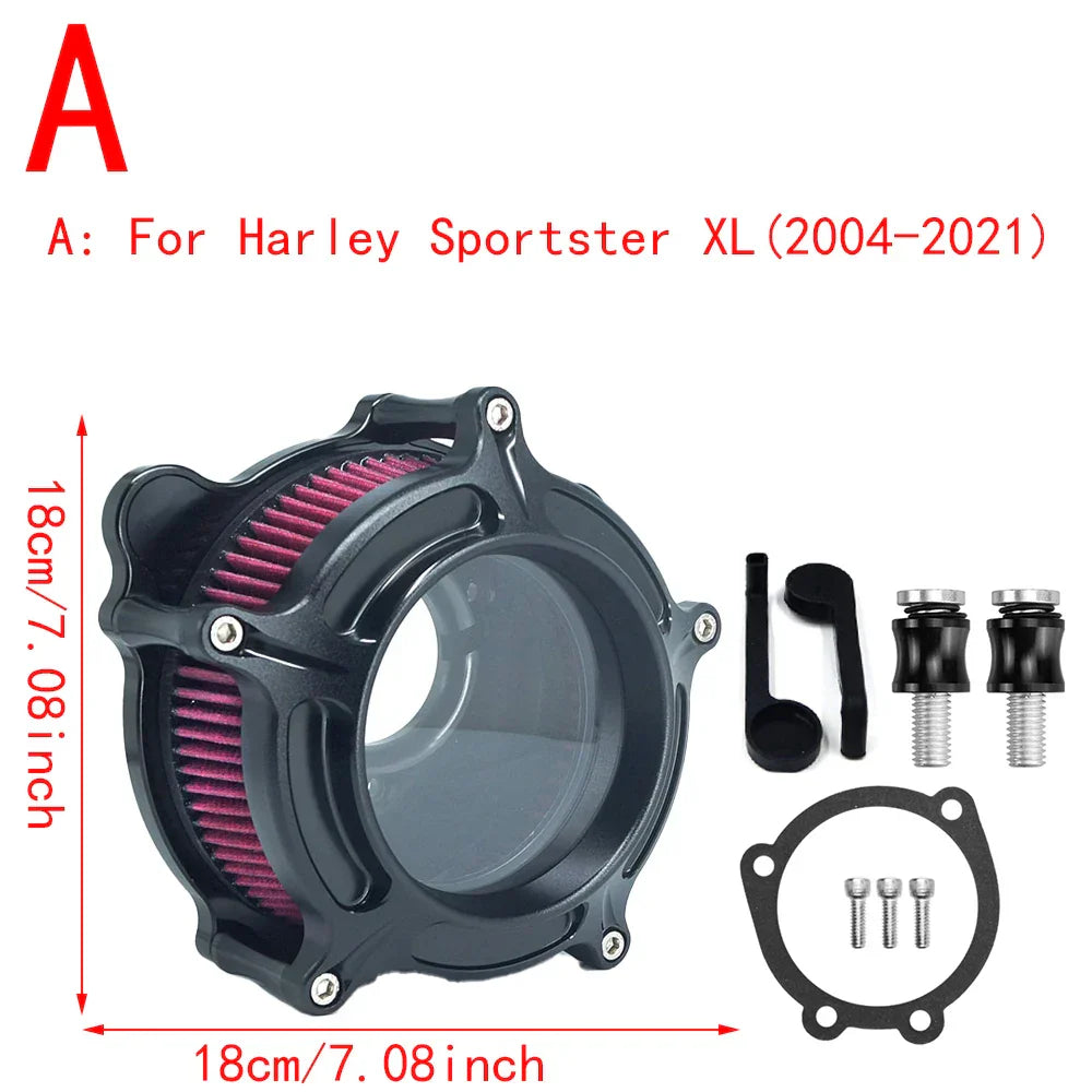 RSD Turbine Clarion Air Cleaner Matte Black Intake