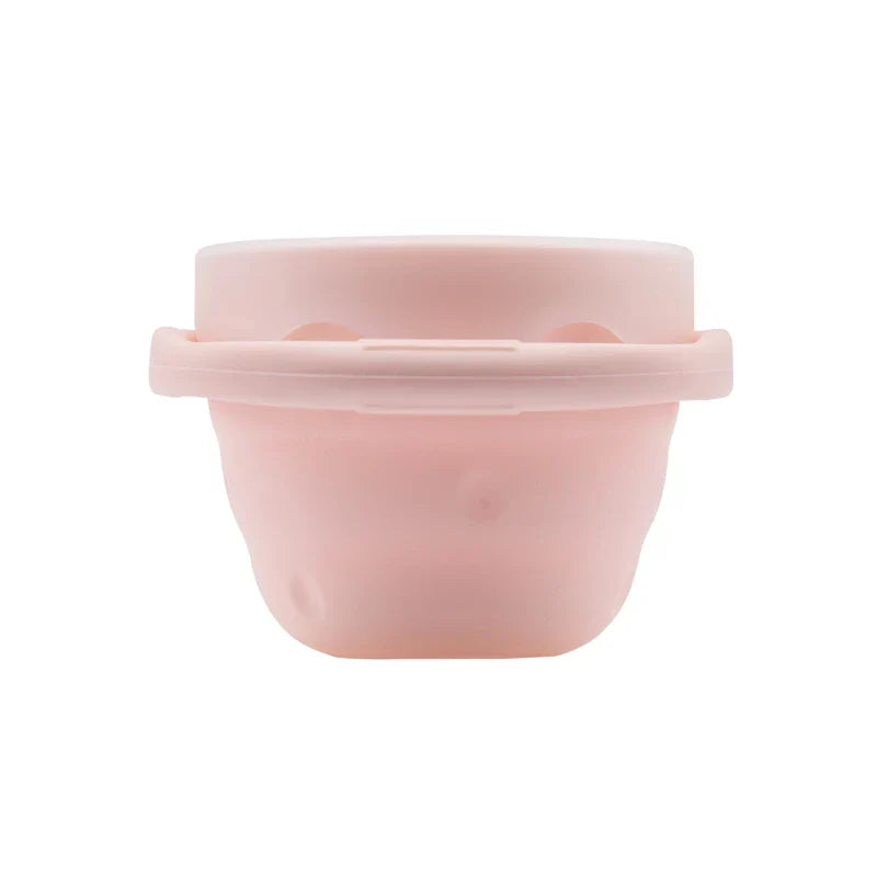 BPA Free Kids Silicone Food Storage Foldable Box