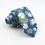 New Floral Tie For Men Skinny Casual Cotton