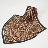 Luxury Women Silk Scarf Square Shawls Lady Bandana