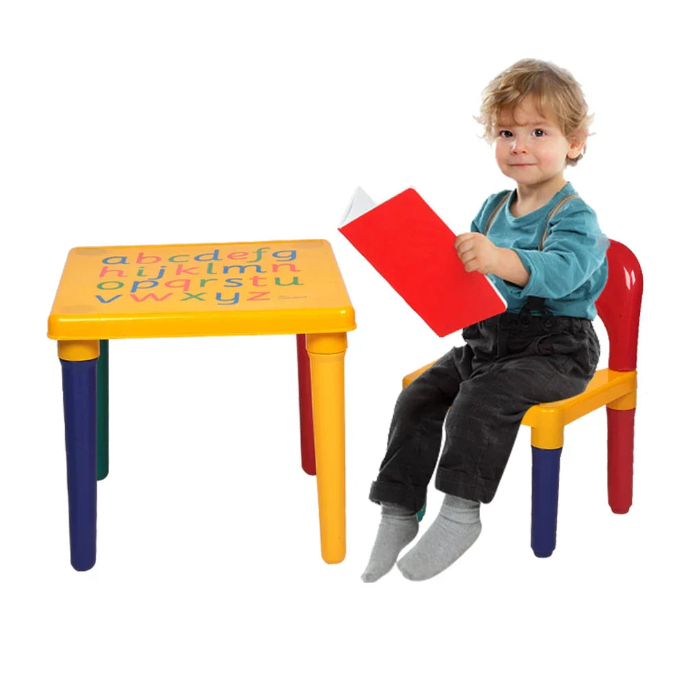 Children Letter Table Chair Set,Kids Table