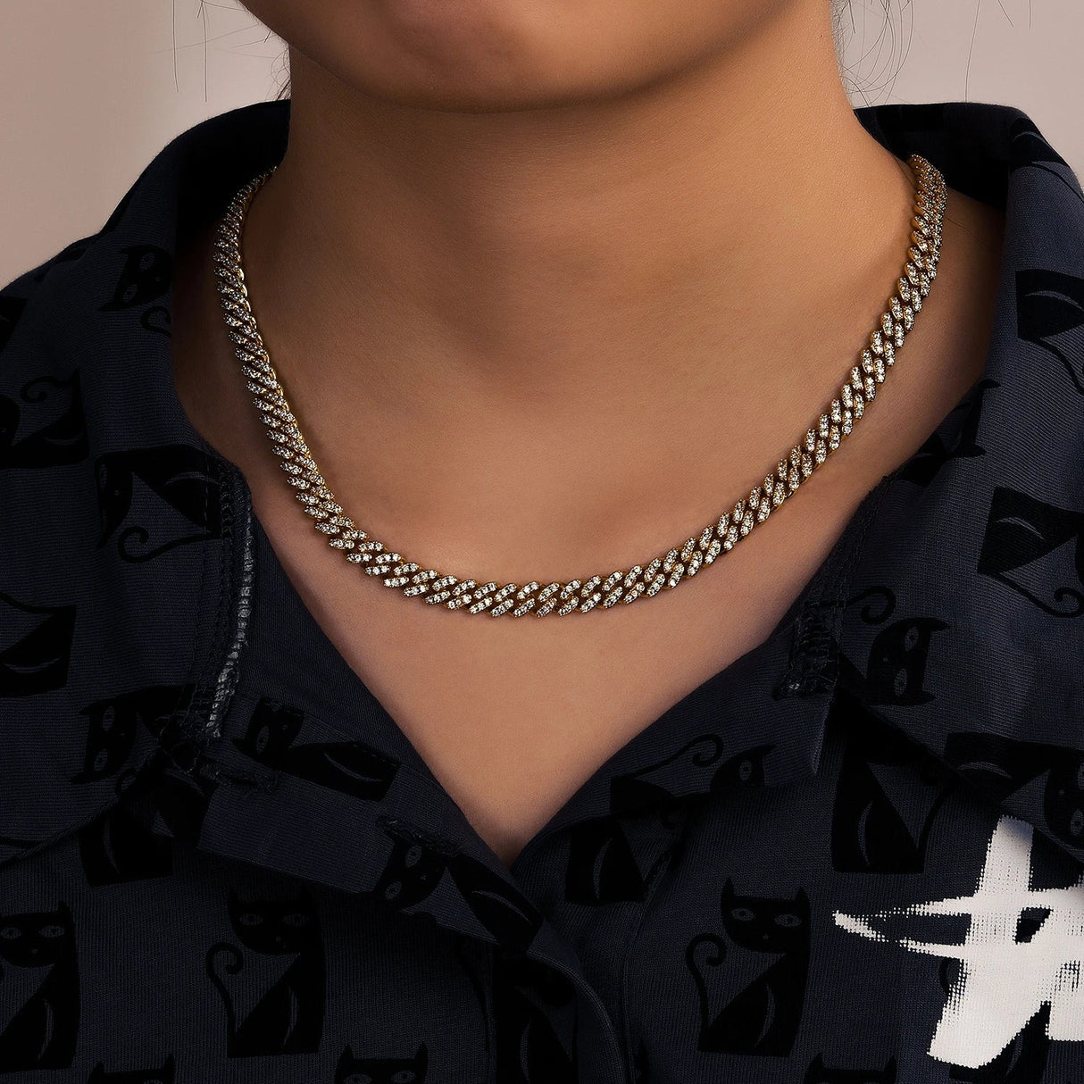 6mm 8mm Width Fashion Miami Cuban Chain Necklace