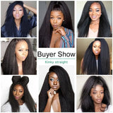 Peruvian Kinky Straight Bundles With 13x4 Lace Frontal