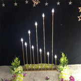 IMUWEN 10 Heads/5 Heads Metal Candelabra Candle Holders