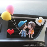 Car Air outlet clip Decoration Cute Cartoon Couples