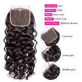 Brazilian Water Wave Bundles With Frontal 13x4 100%