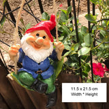 Creative Cute Frogs Cat Dog Resin Lying Santa