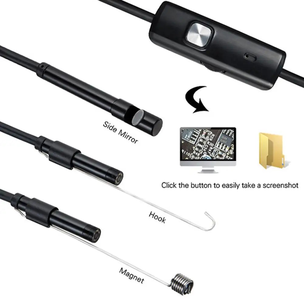 Mini USB Car Endoscope Camera Auto Parts Telescopic