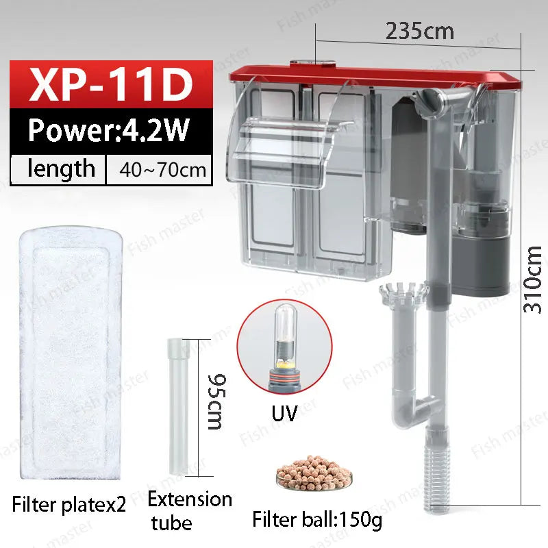 Hang On Up Waterfall Filter Water Pumps Hanging
