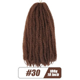 18inch Synthetic Afro Kinky Marley Braids Hair Soft