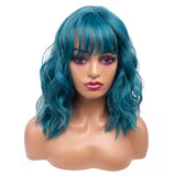 Amir Brown Wigs Synthetic Natural Wavy Wigs for