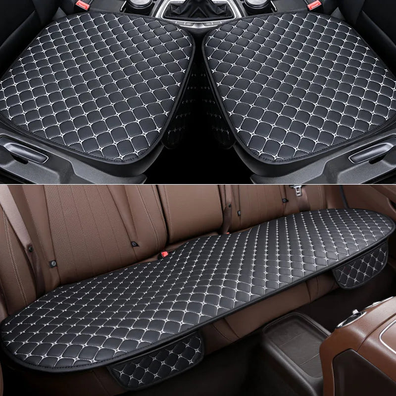 SEAMETAL Universal Car Seat Covers Pu Leather Car