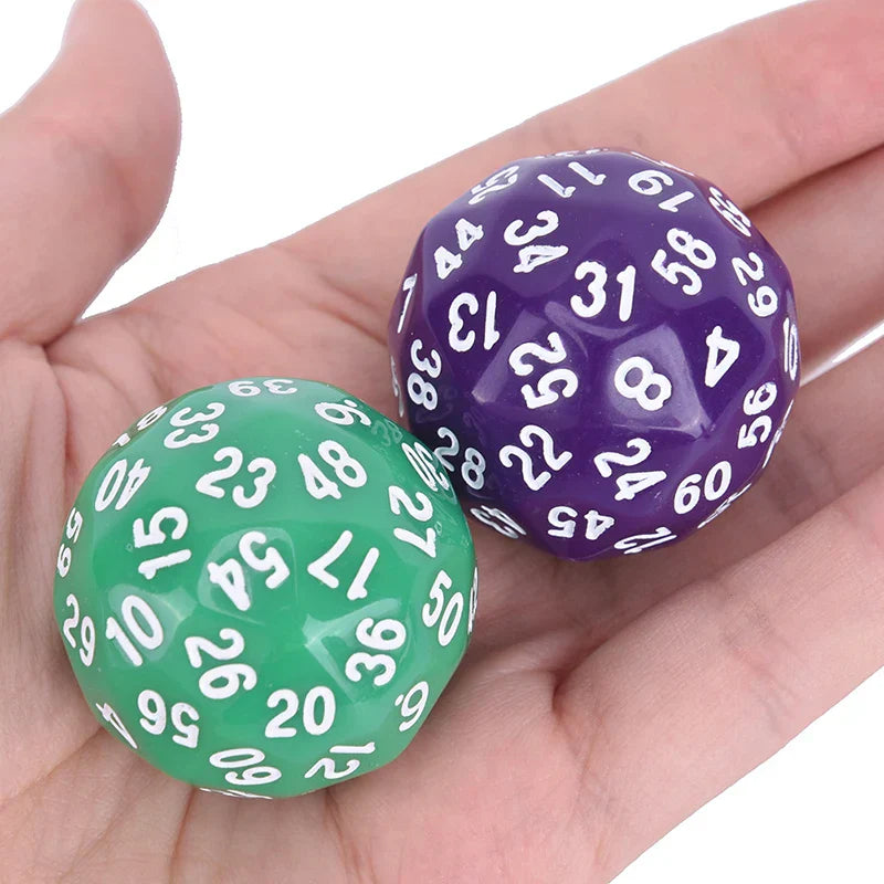 HOT! 1Pcs 60 face Dice For Game Polyhedral