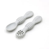 BPA Free Baby Pre-Spoon Set Silicone Self Feeding