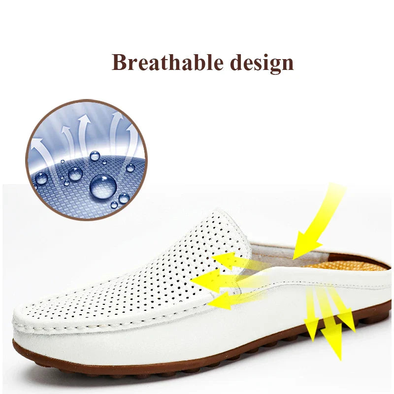 Italian Shoes Men Luxury Genuine Leather Loafers Moccasins