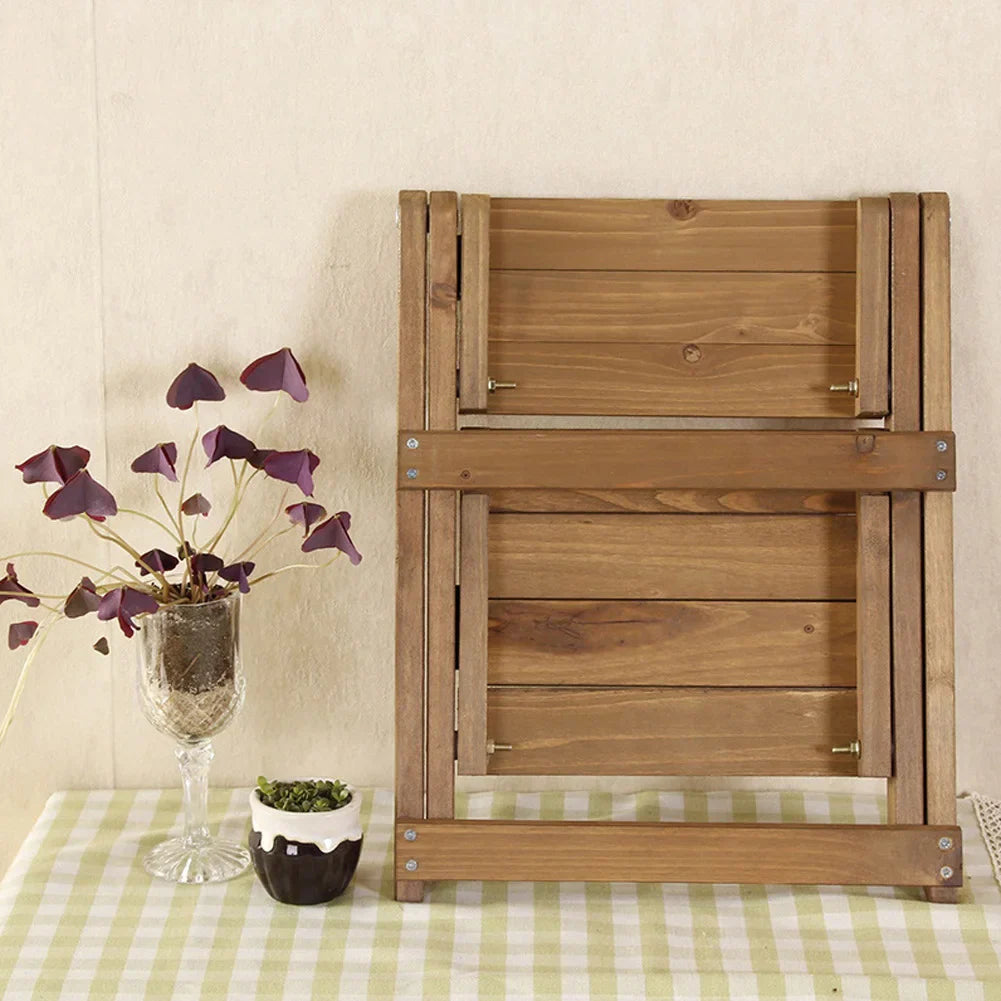 Balcony Garden Corner Display Rack Desk Shelf Living