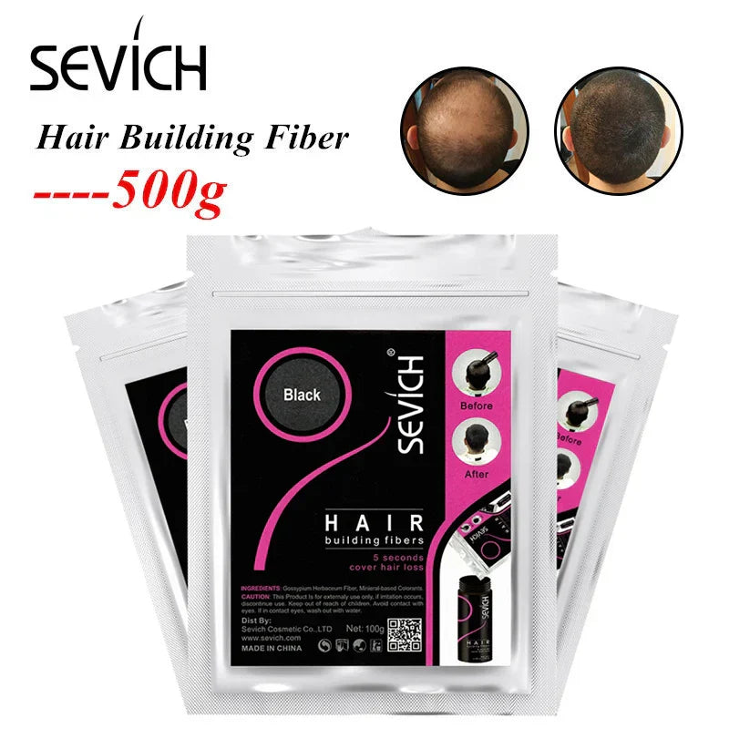 Sevich 10 Color Hair Building Fiber Instant Thickening