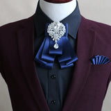 Handmade British Style New Diamond Bow Ties for