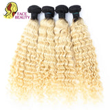 Facebeauty 1B 613 Blonde Ombre Remy Weft Brazilian