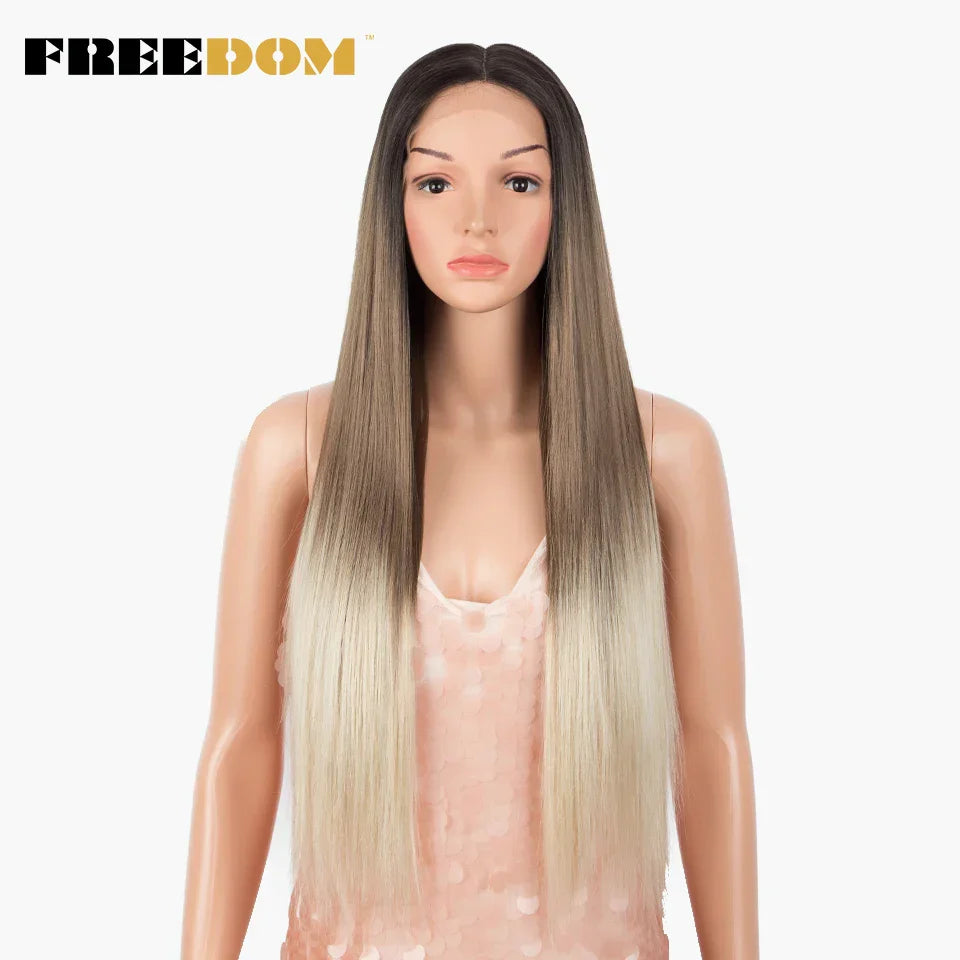 FREEDOM Synthetic Lace Front Wig 30 Inch Long