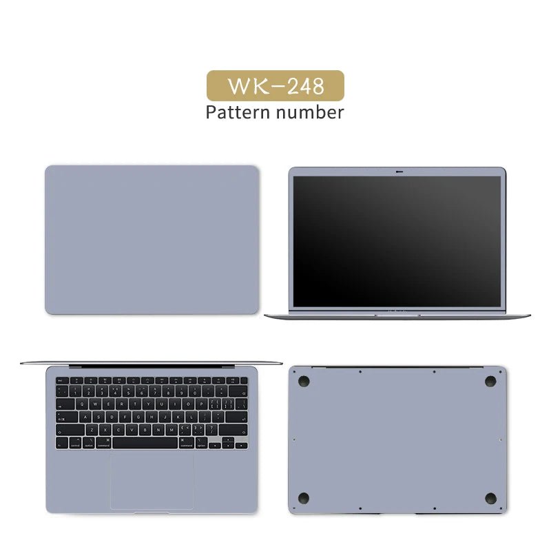 DIY Laptop Sticker Cover Skins Solid Color Vinyl