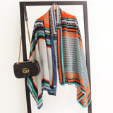2023 New Plaid Cotton Pashmina Shawl Lady Wrap