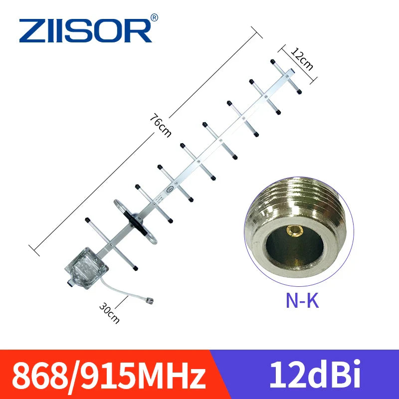 868MHz 915 MHz Yagi Antenna Directional Outdoor Antennas