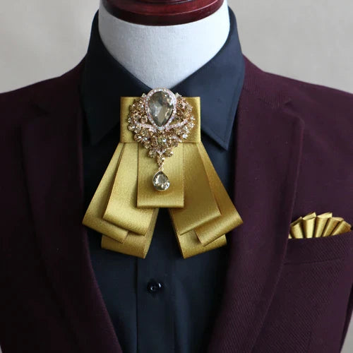 Handmade British Style New Diamond Bow Ties for
