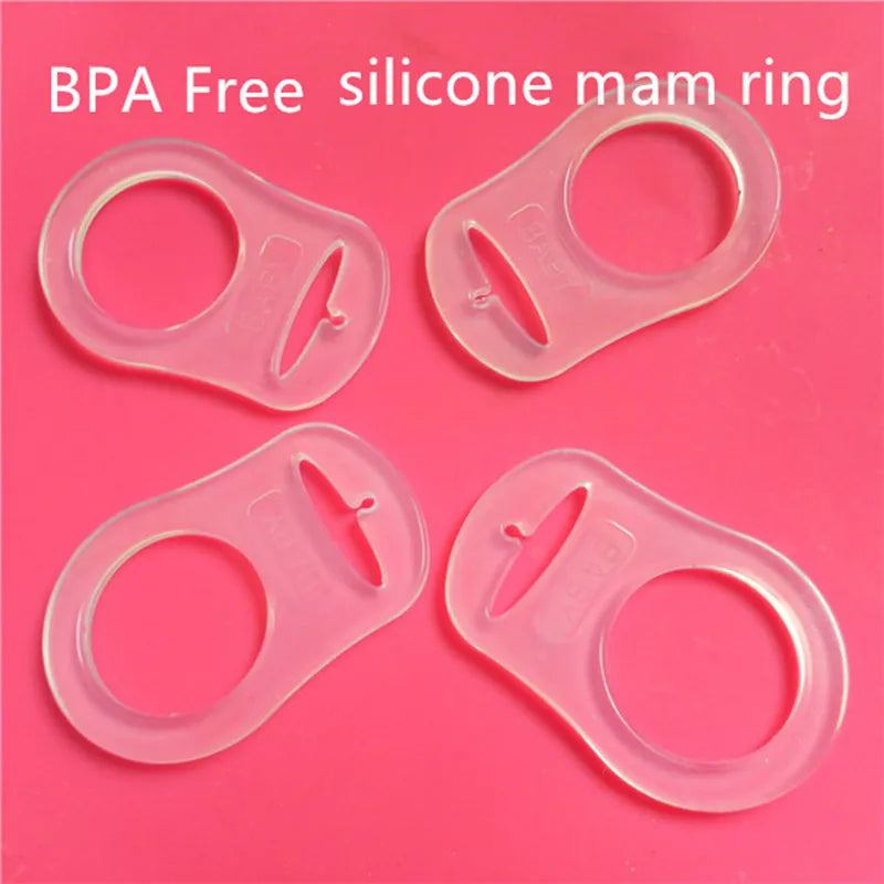 Chenkai 100pcs Clear Silicone Mam Adapter O Rings