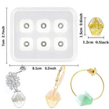 Round Square Faceted & Oval Beads Silicone Casting