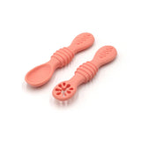 BPA Free Baby Pre-Spoon Set Silicone Self Feeding