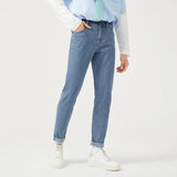 SEMIR Jeans Men Solid Retro Hong Kong Style