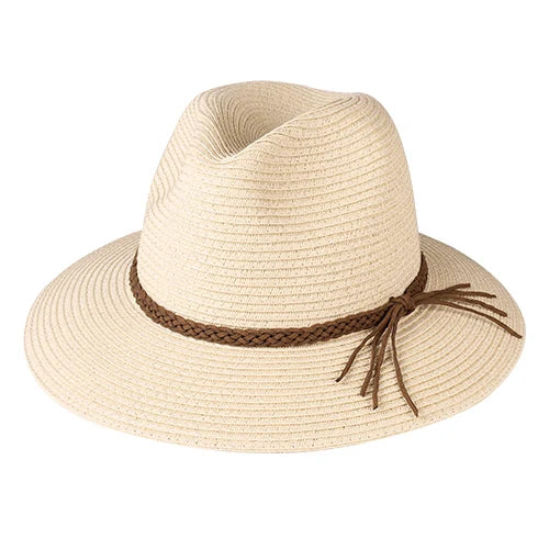 FURTALK Summer Straw Hat for Women Panama Beach