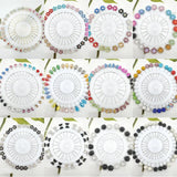Multicolor Crystal Rhistones Flower Brooch Muslim Islamic Hijab