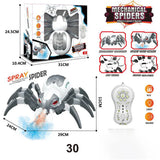 Simulation Electric Remote Control Spray Spider Light Music