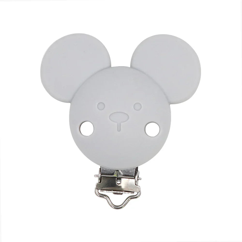 BOBO.BOX 10pc Silicone Beads Mikey Mouse Round Shape