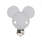 BOBO.BOX 10pc Silicone Beads Mikey Mouse Round Shape