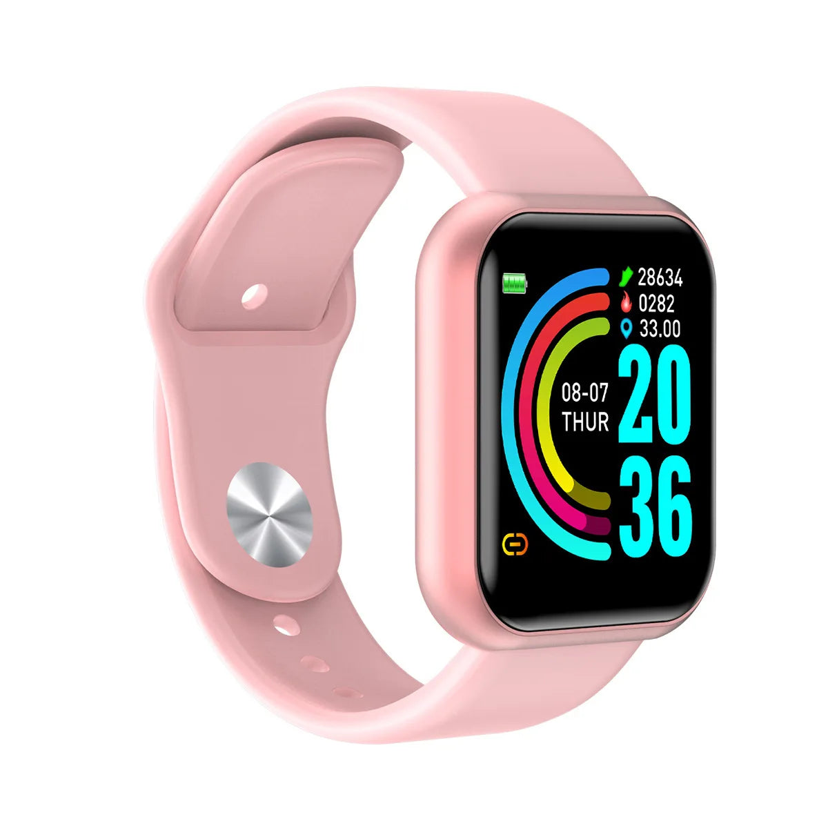 Bluetooth Smart Watch Pedometer Wristband Heart Rate Blood