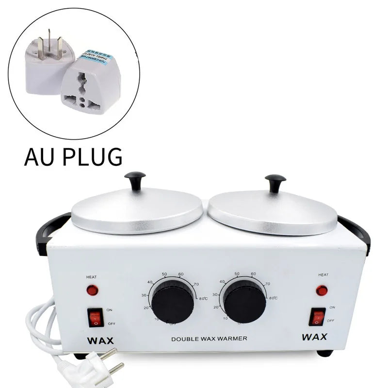 Depilatory Wax Heater Machine Double Paraffine Wax Heater