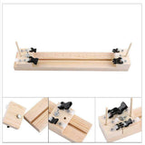 DIY Umbrella Rope Bracelet Knitting Tool Weaver Wooden