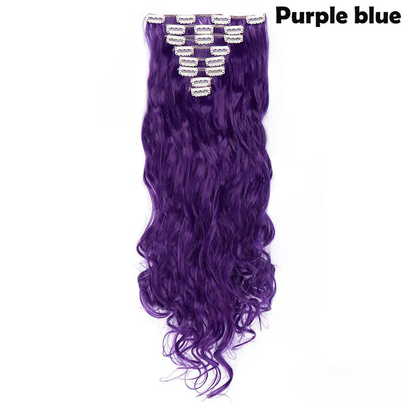 S-noilite Synthetic 24inch 140g 8PCS/set Clip In On