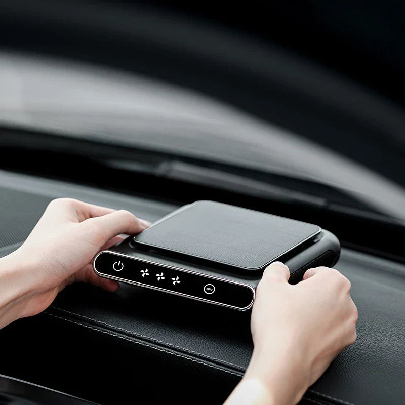 3 Modes Car Air Purifier Solar Powered 5V