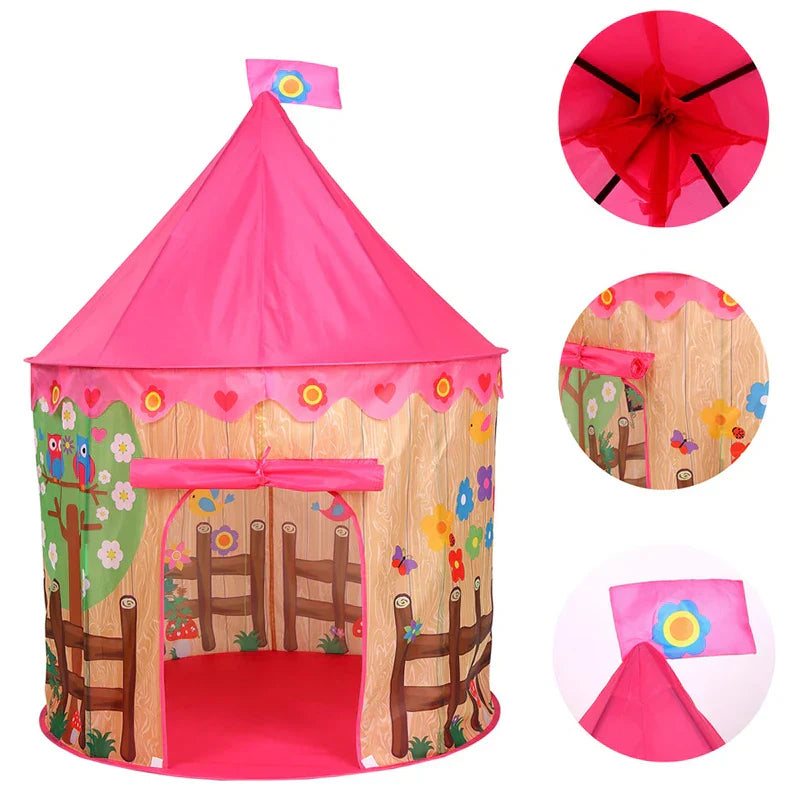 Kids Tent Space Play House Tent Ocean Ball