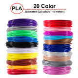 Plastic for 3d Pen 20 Colors 5 meter