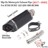 Slip on 51mm Motorcycle Exhaust System Muffler Escape
