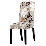 Printed Chair Cover Elastic Seat Chair Covers Removable