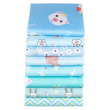 Blue Cartoon Printed Fabric Cotton Twill Cloth for